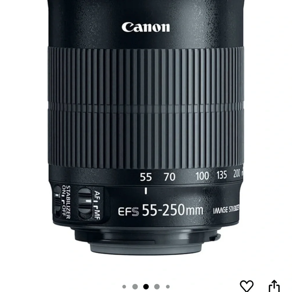 Canon Black EF-S 55-250mm Lens